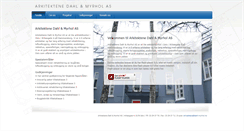 Desktop Screenshot of dahl-myrhol.no